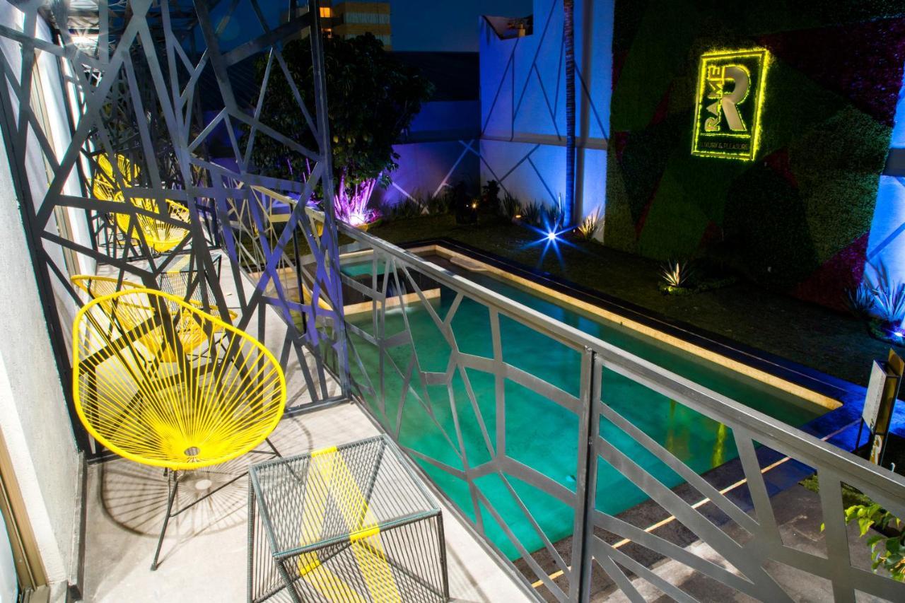 Rame Hotel Boutique Guadalajara Bagian luar foto Rooftop bar