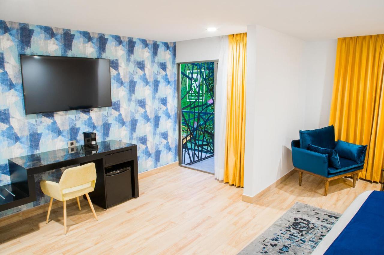 Rame Hotel Boutique Guadalajara Bagian luar foto A room at the hotel