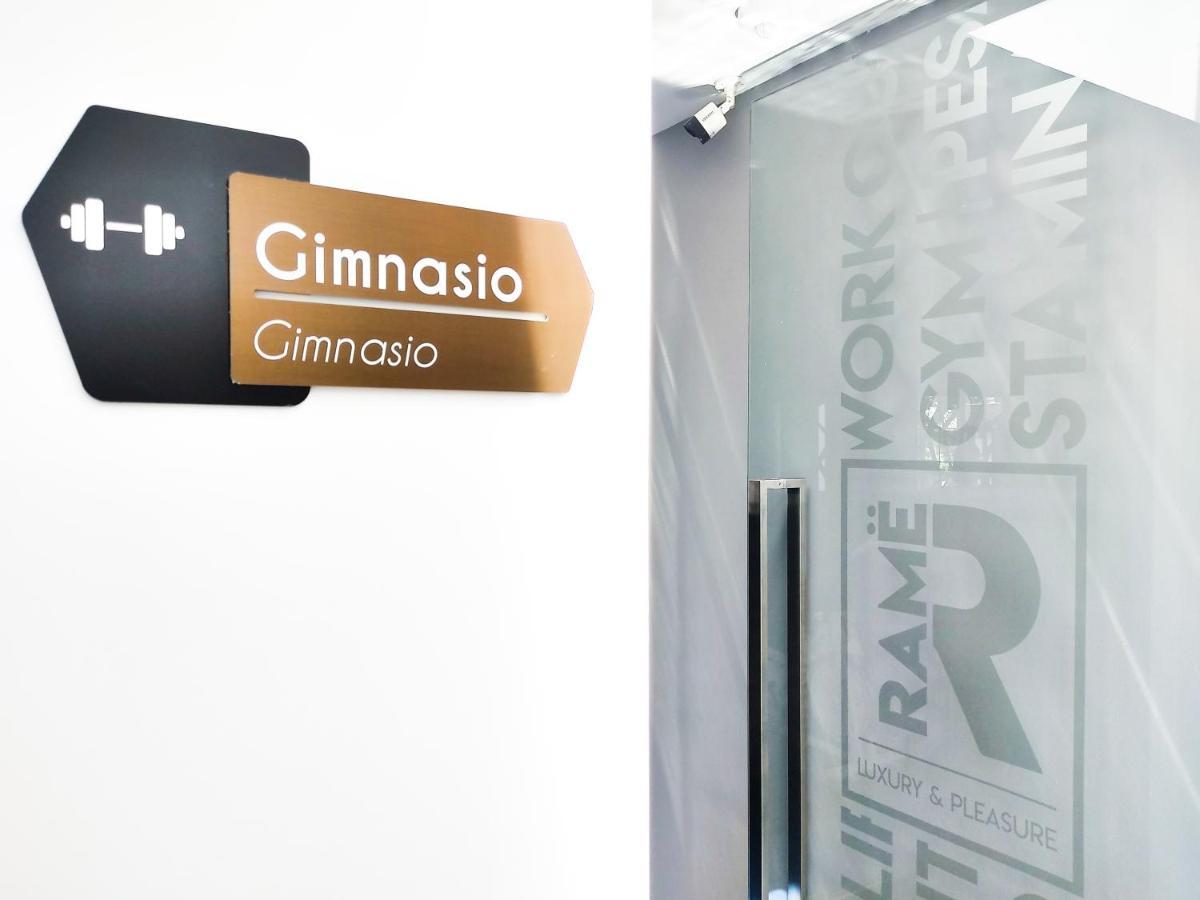 Rame Hotel Boutique Guadalajara Bagian luar foto The sign for the gym at the hotel