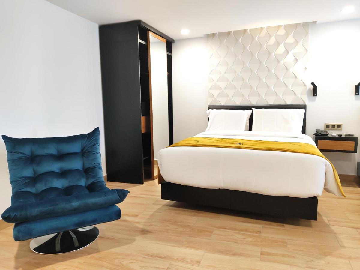 Rame Hotel Boutique Guadalajara Bagian luar foto A bedroom in the hotel